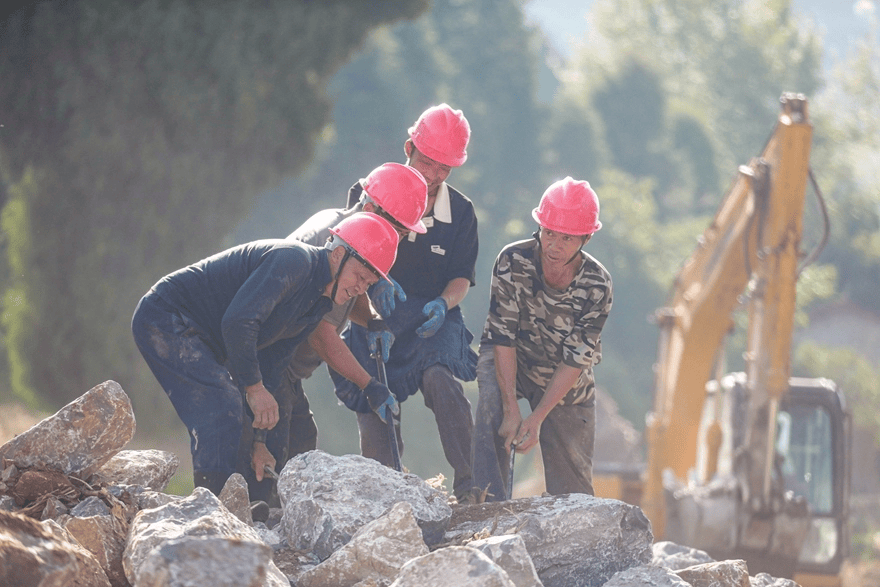 【天眼影像】黔西：水利工程建設(shè)正酣:建設(shè)工程